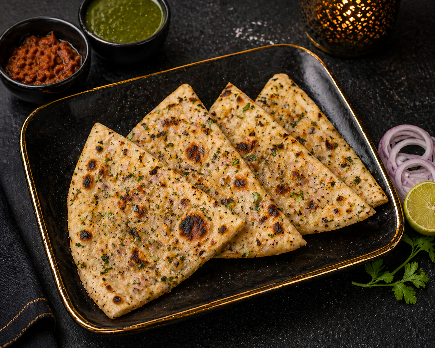 Onion Kulcha.