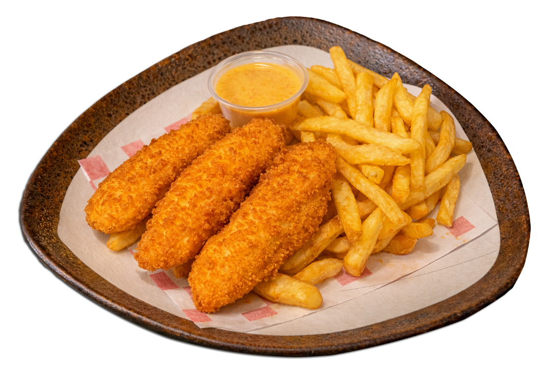 Chicken Tender & Fries (3pcs).