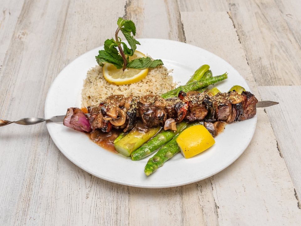 Filet Mignon Kabob.