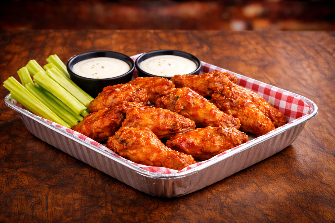 Wednesday Sweet Night (14" Cheese + 5 Wings + Cheesecake + 2L).
