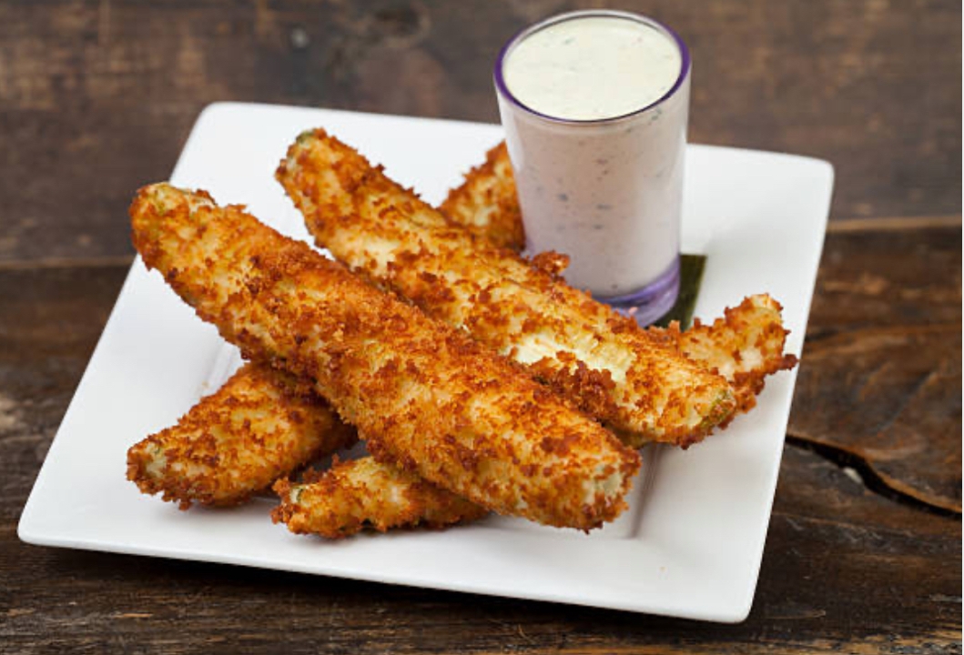 Fried Pickle Spears.