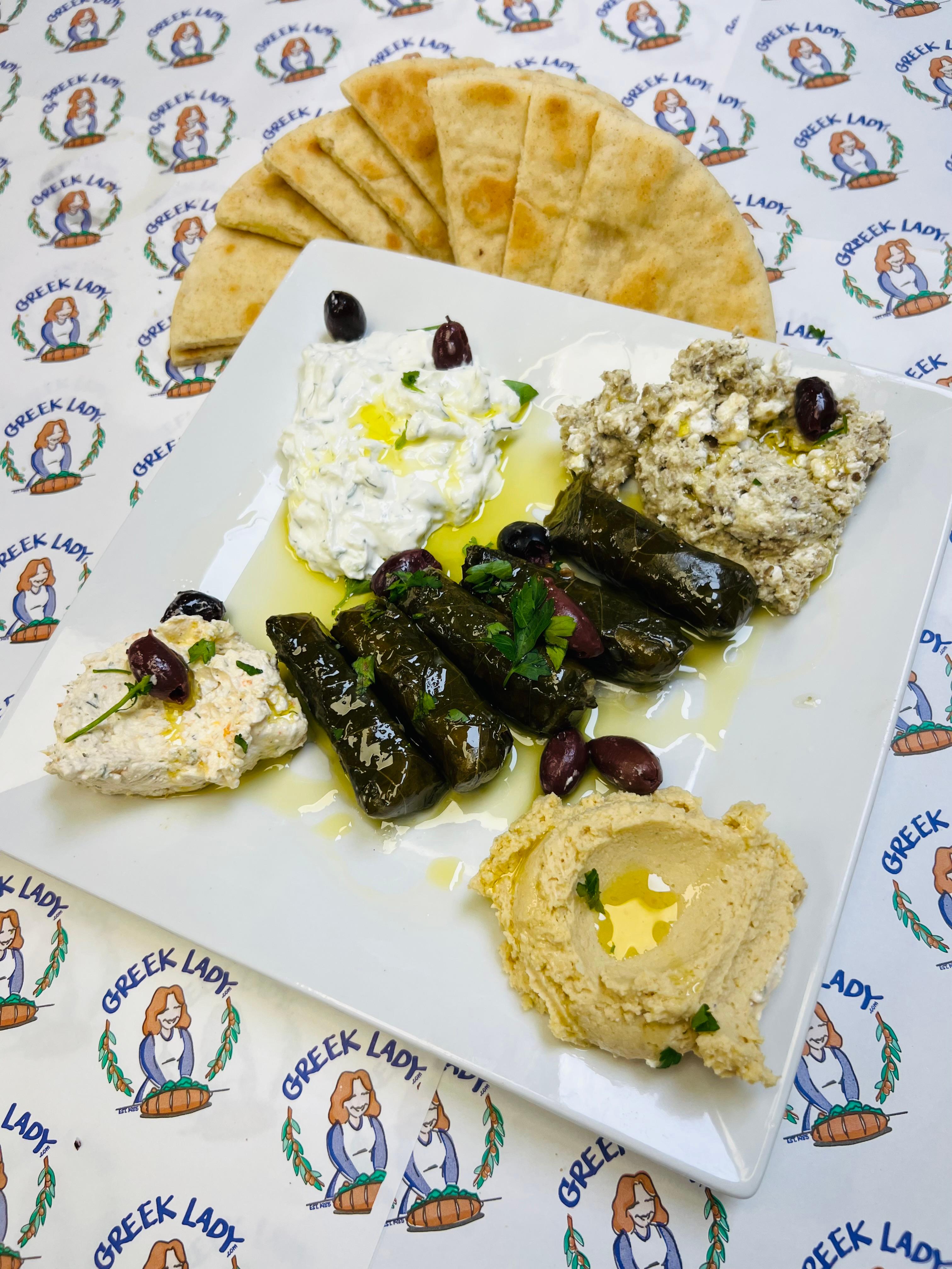 Greek Lady Sampler.