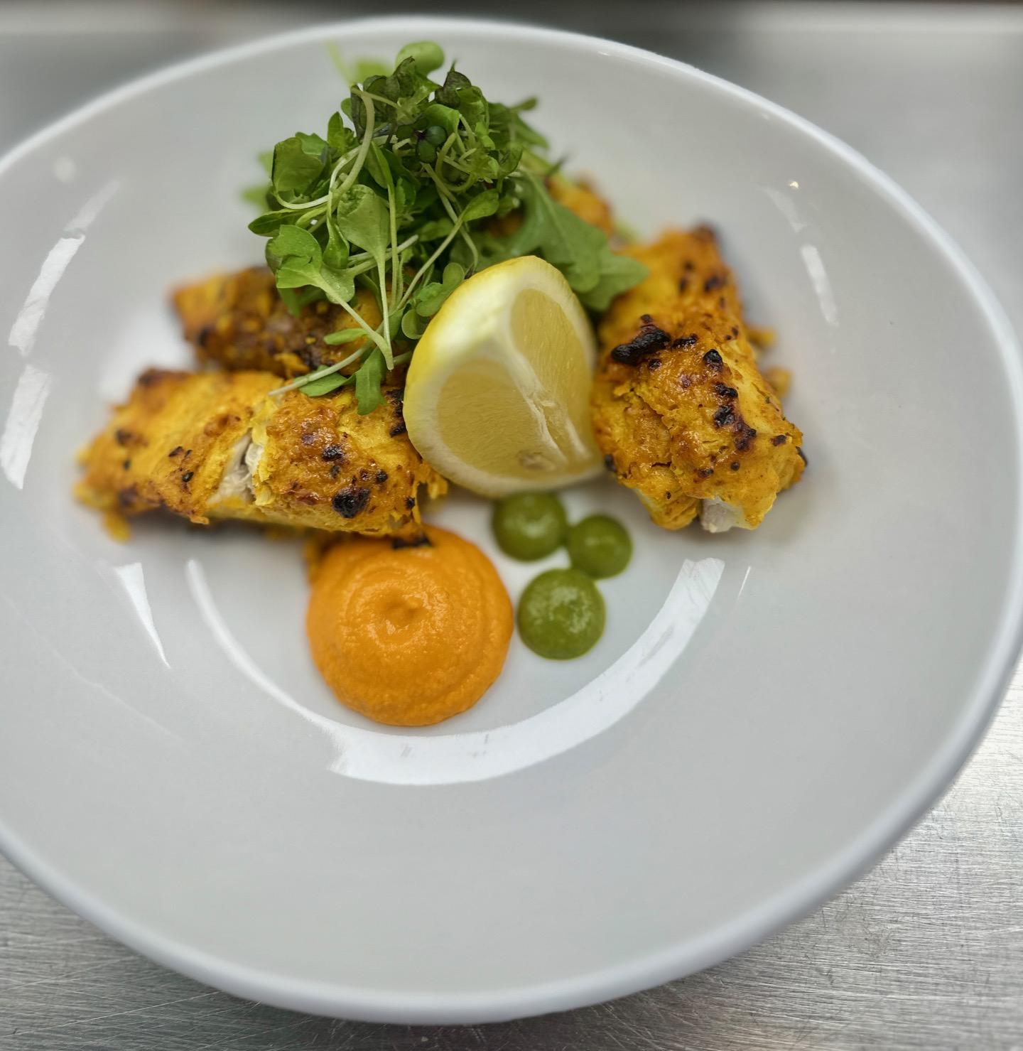 Bengal Garlic Fish Tikka.