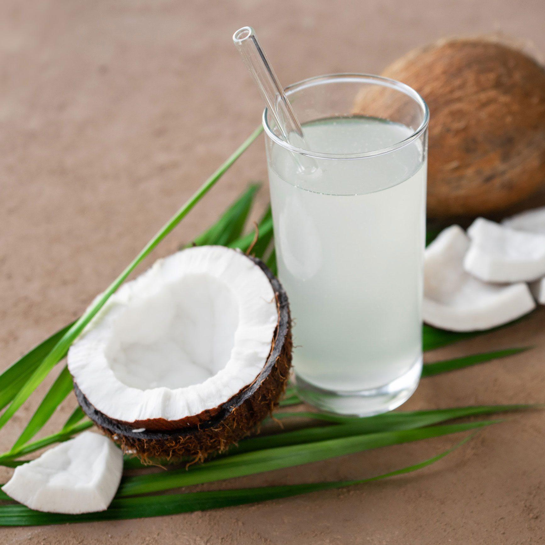 Coconut water.