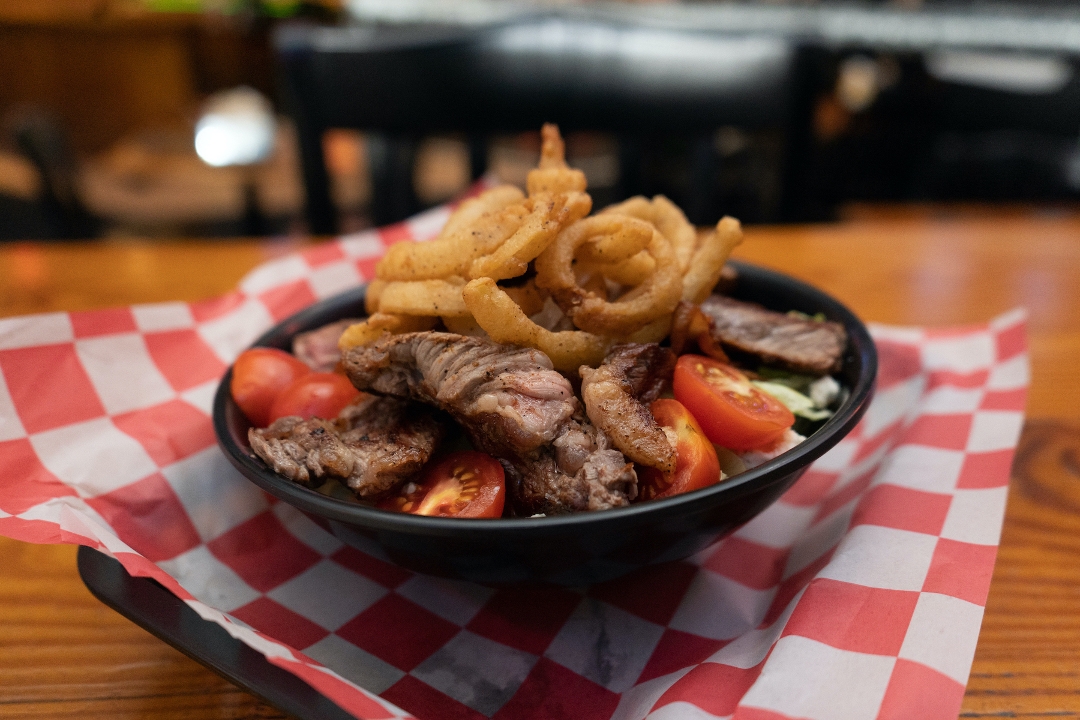 Black & Bleu Salad @.