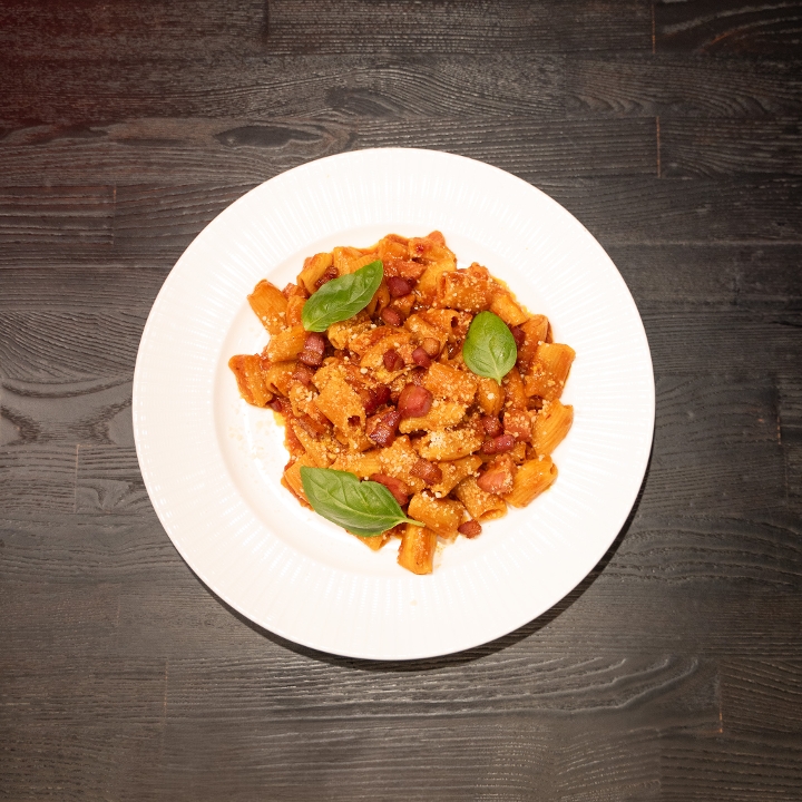 RIGATONI AMATRICIANA.