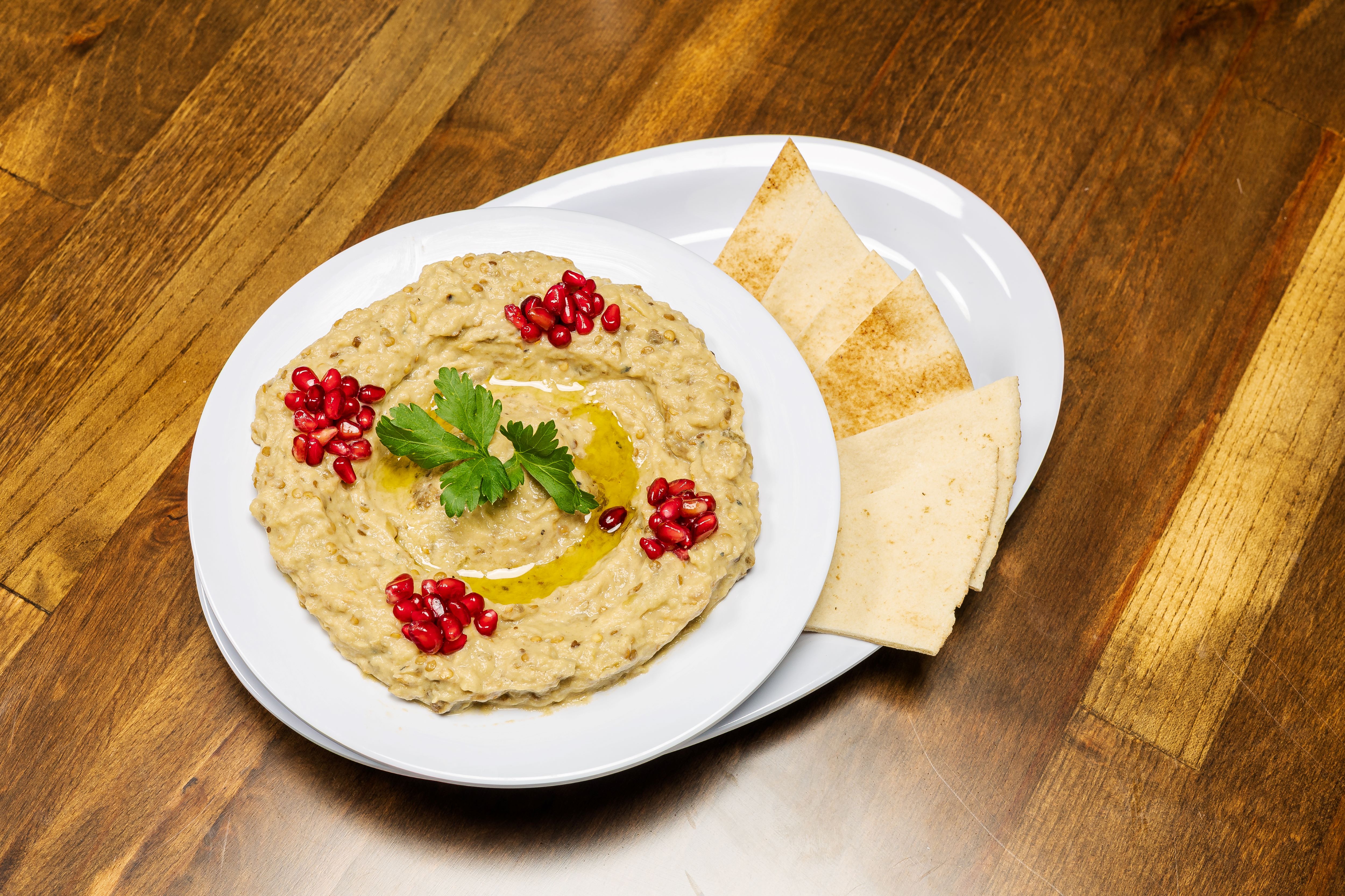 Baba Ghanouj (Eggplant).