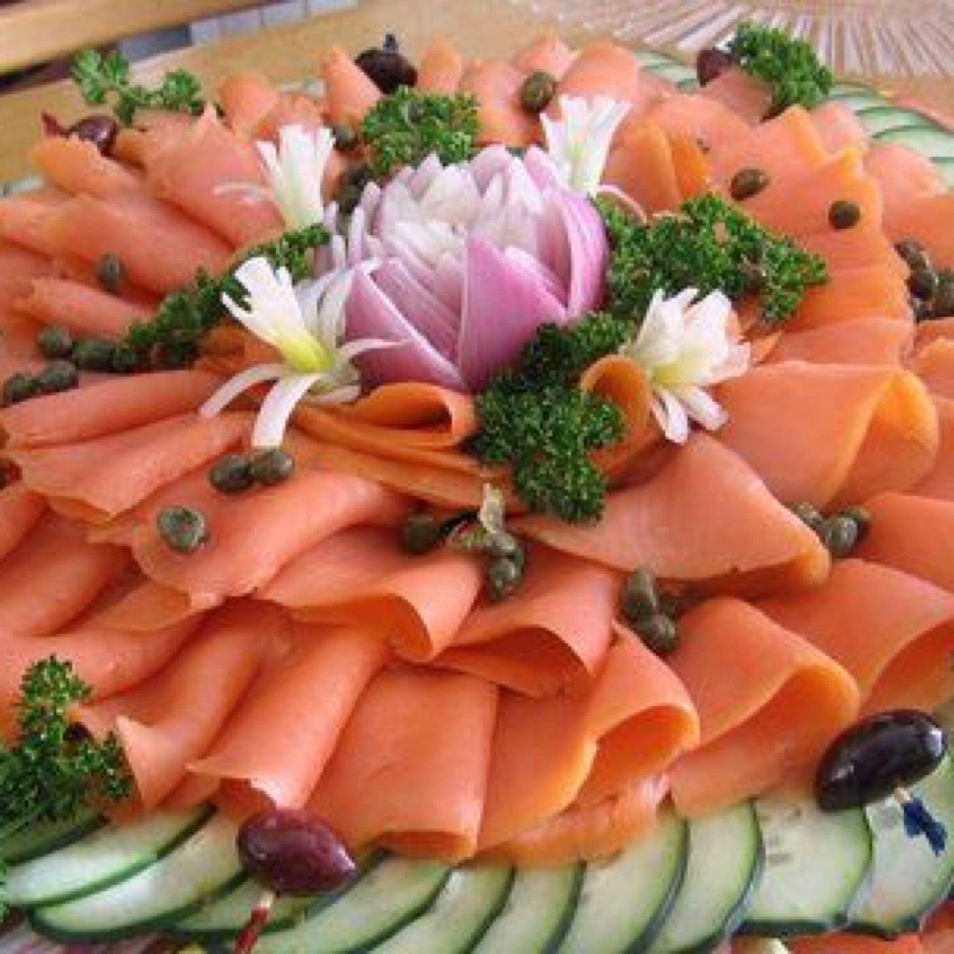 Lox Platter Servings.