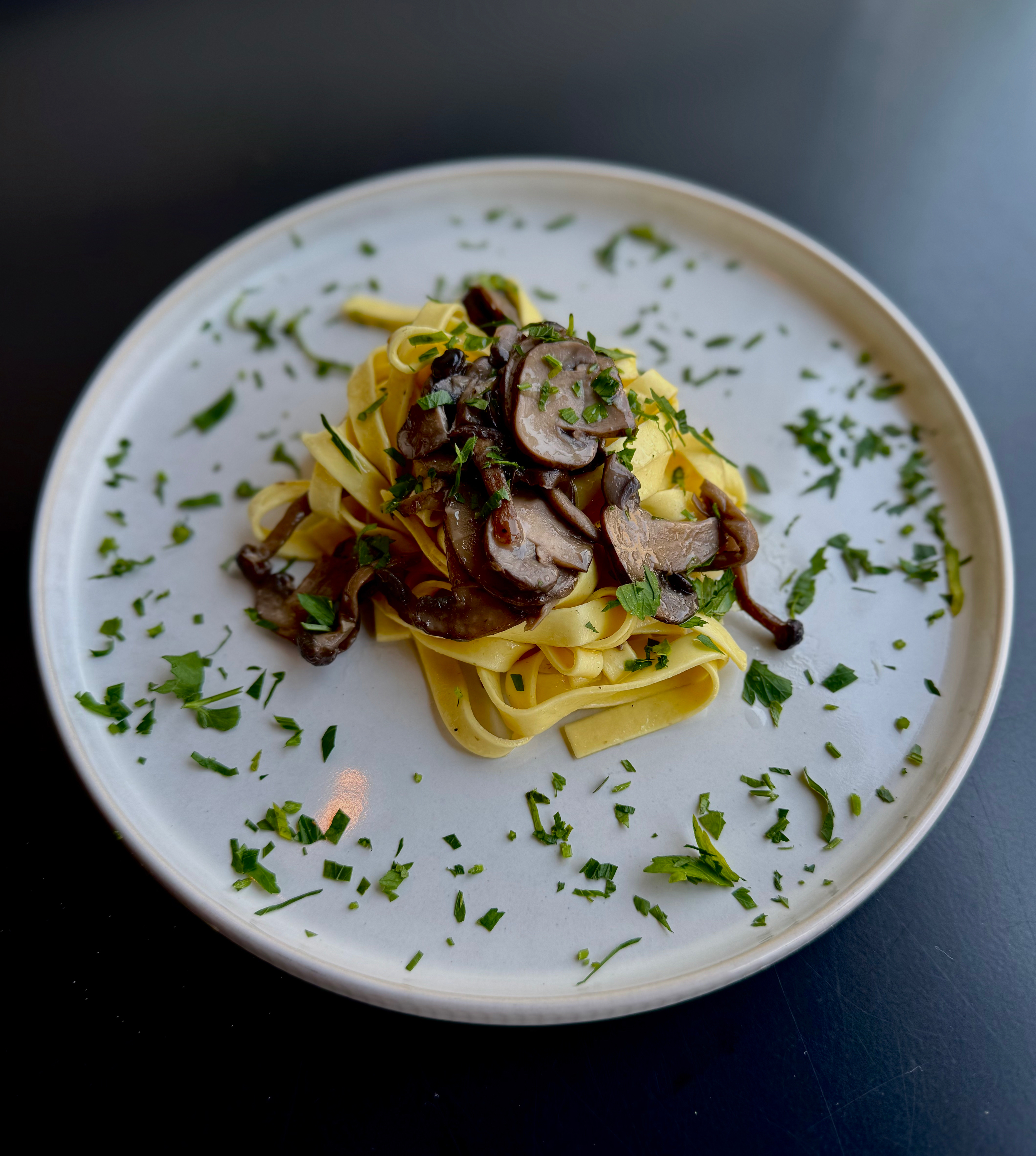 Funghi e Tartufo Pasta.