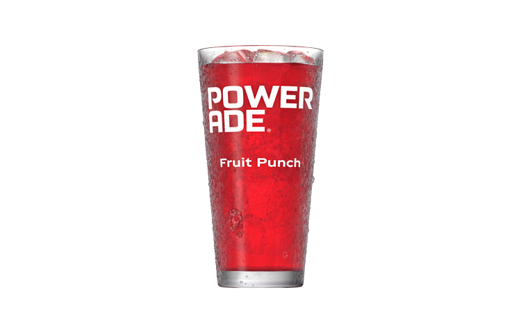 Powerade Fruit Punch.