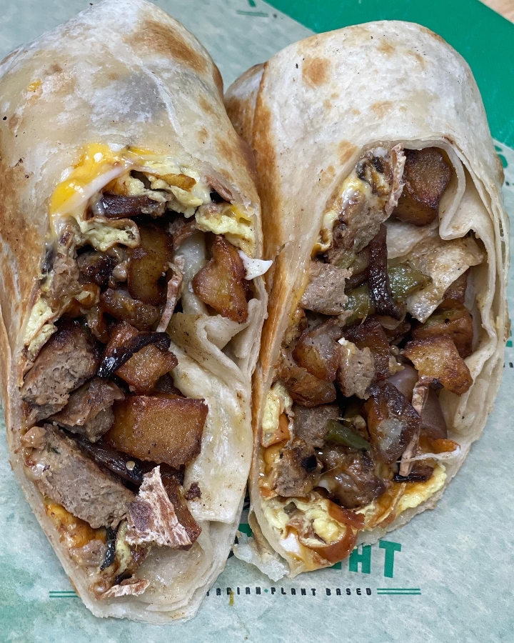 BREAKFAST BURRITO.