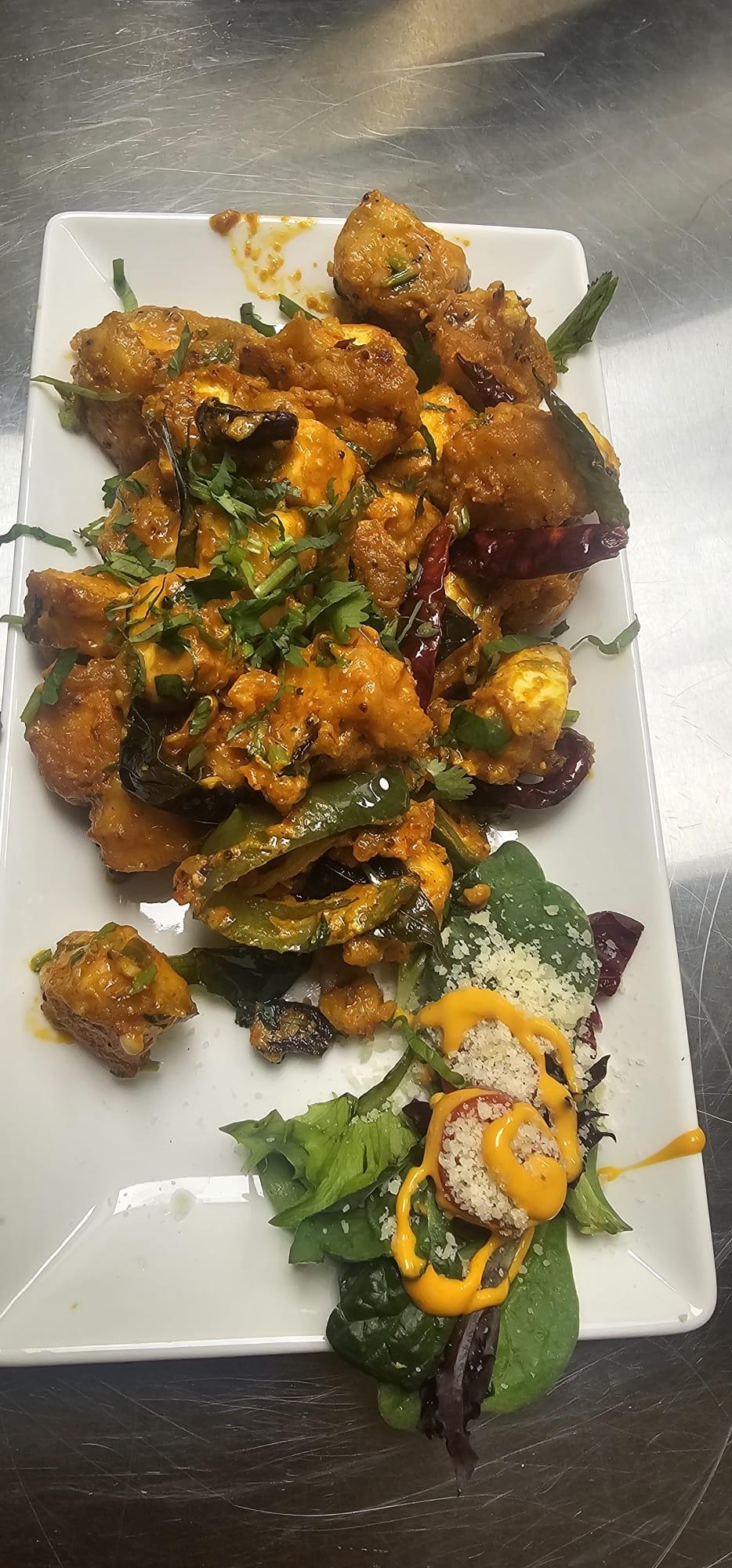 Chilli Paneer.