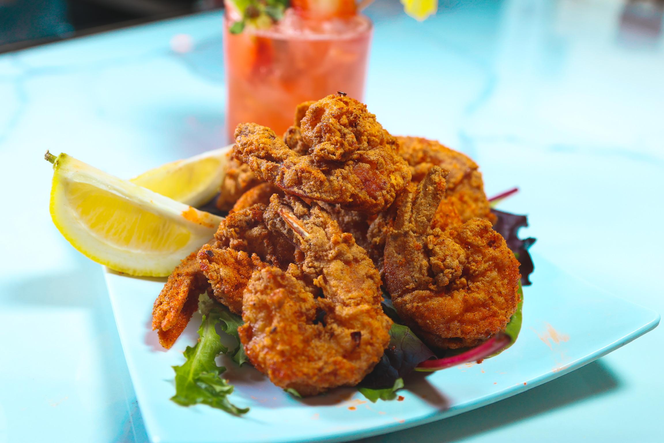 Bang Bang (8) Fried Shrimp.