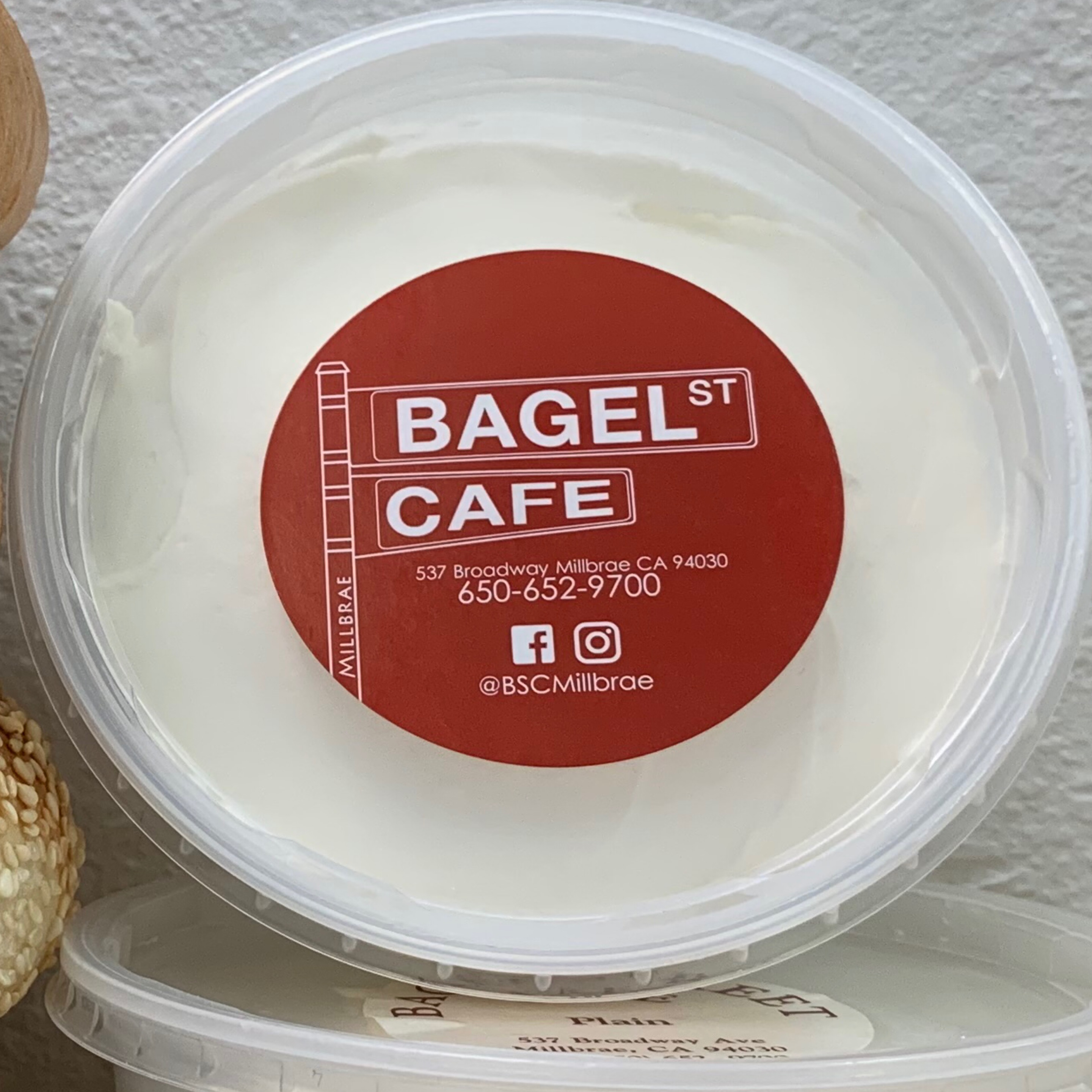 Plain Cream Cheese.