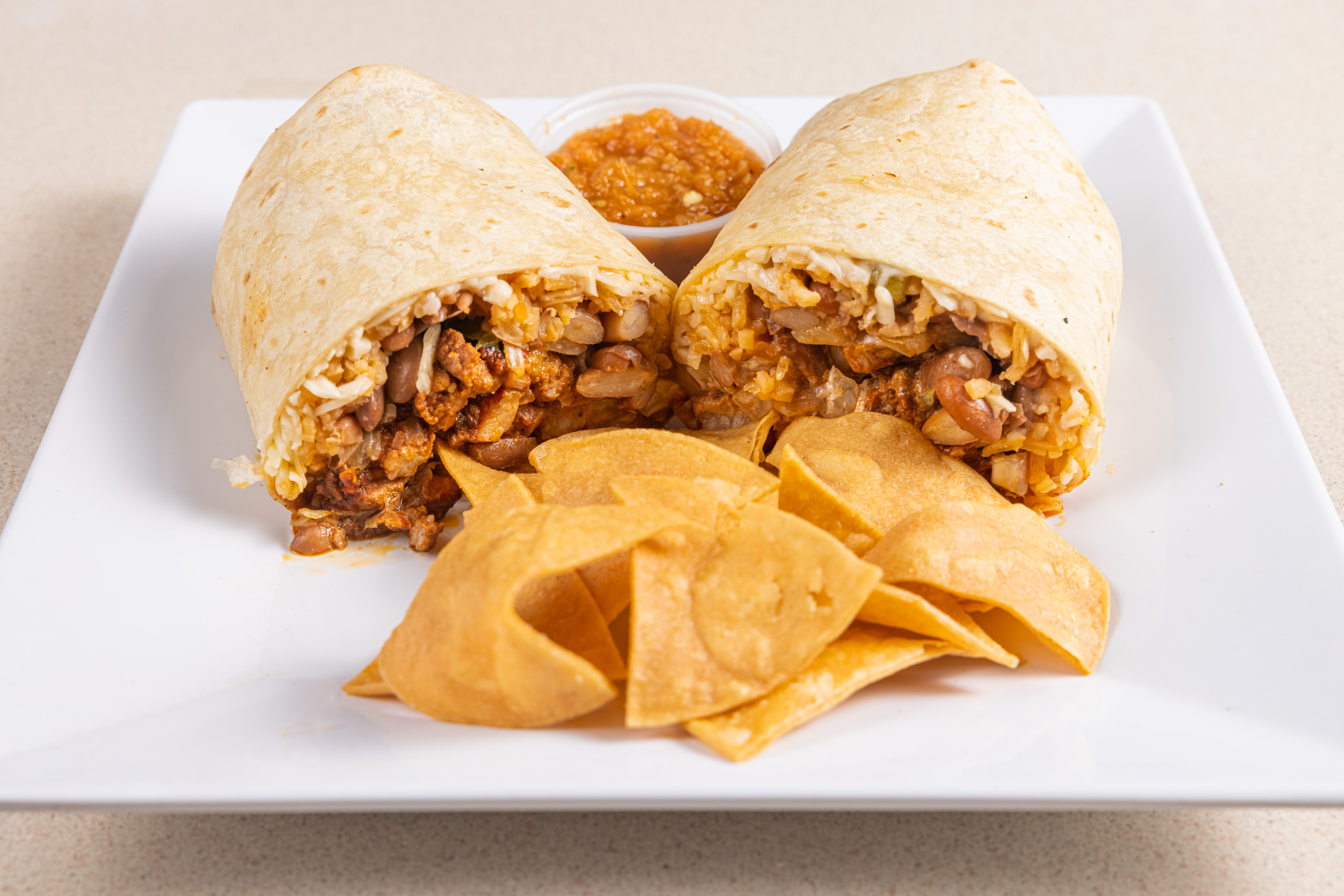 Chorizo Burrito.
