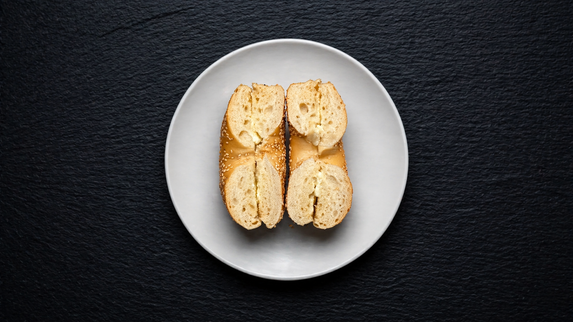 Butter Bagel Sandwich.