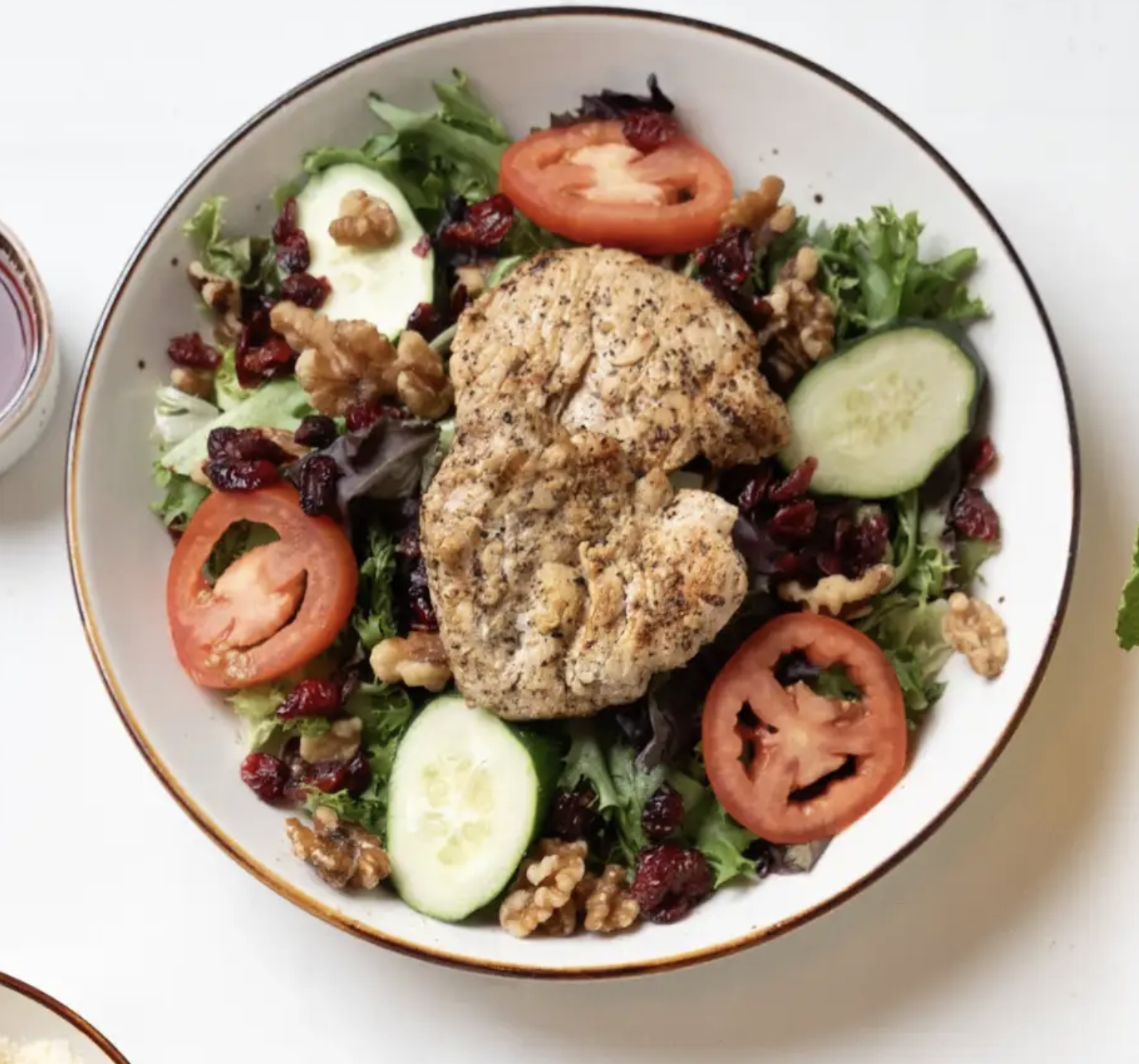 Chicken Cranberry Walnut Salad.