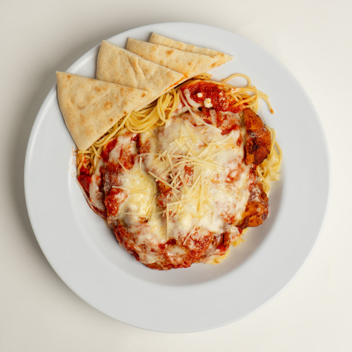 Baked Chicken Parmesan.