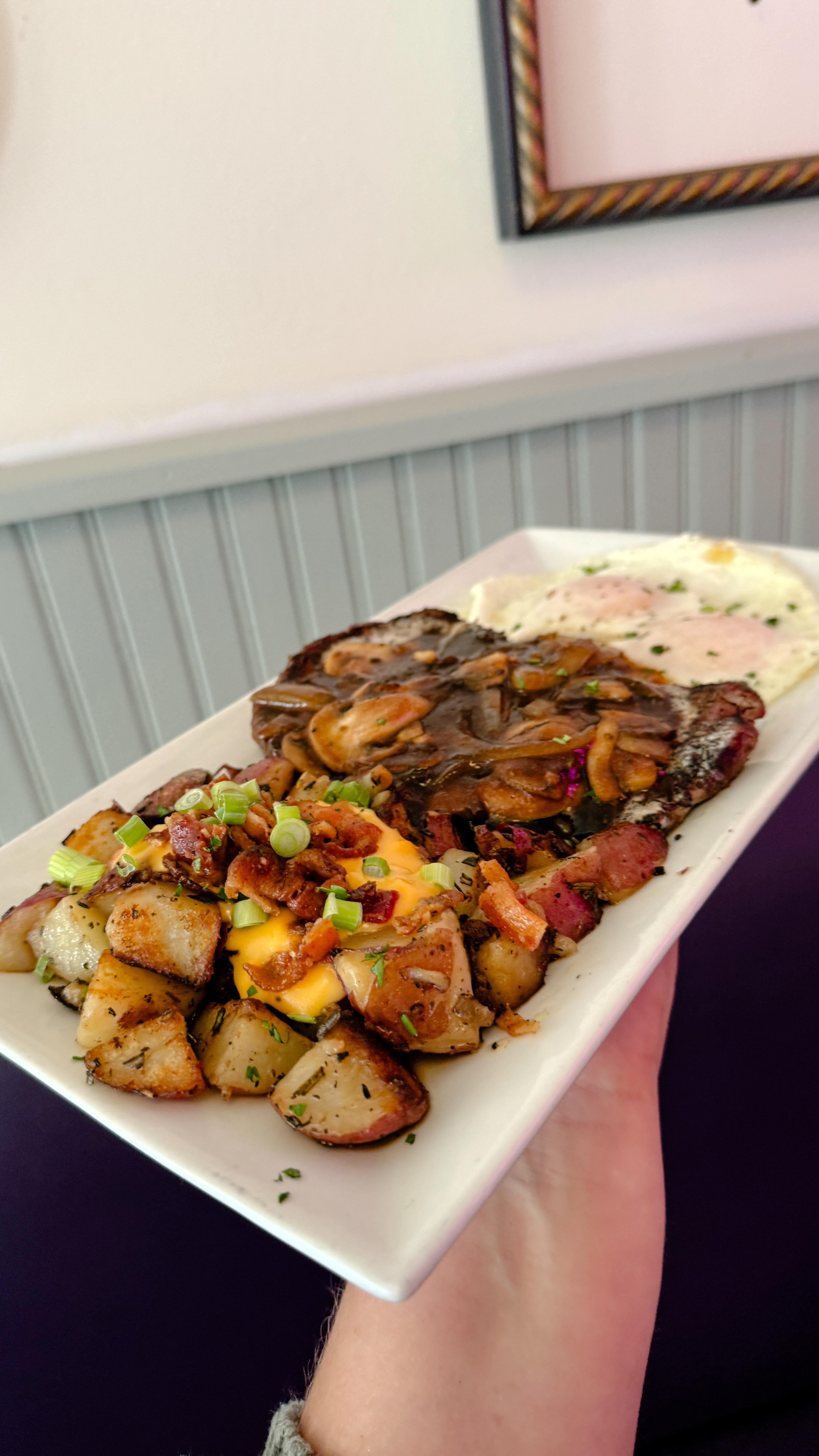 Executive Steak & Eggs.