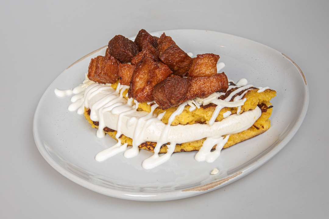 Cachapa Pork Belly.