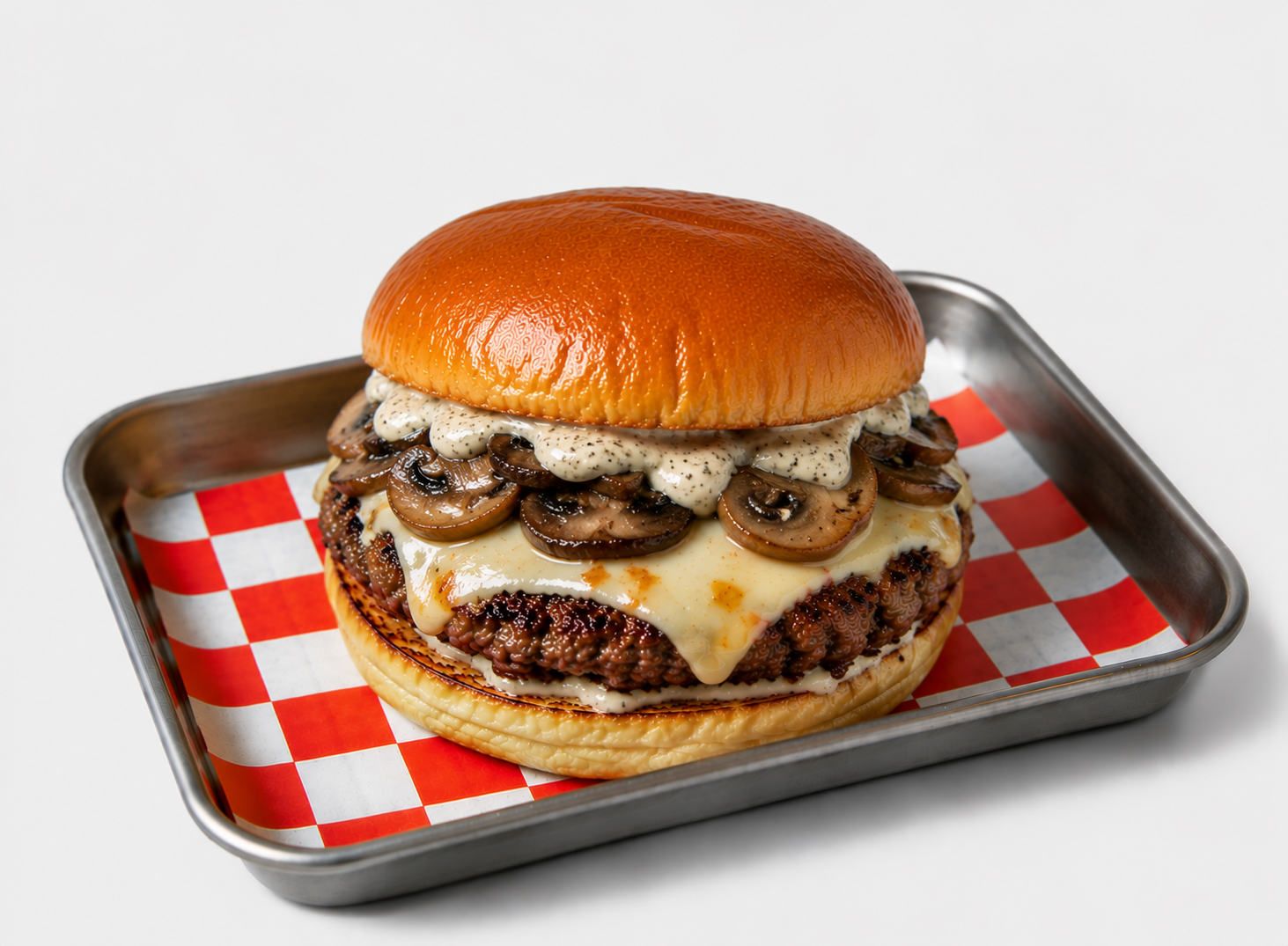 Big Al 'shroom BOOM Burger.