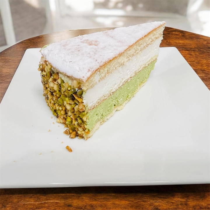 Pistachio Ricotta Cake.