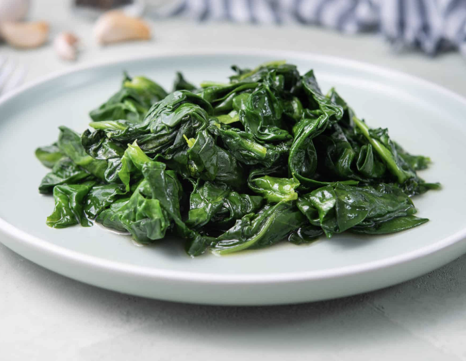 S/O Sautéed Spinach.