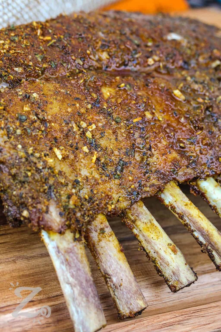 Moroccan Frenched Lamb Rack.