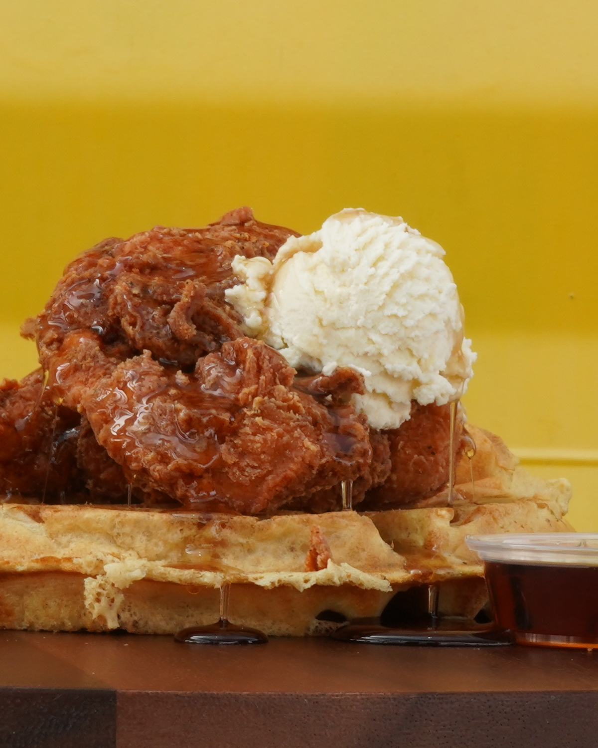 Kukri Chicken & Waffles.