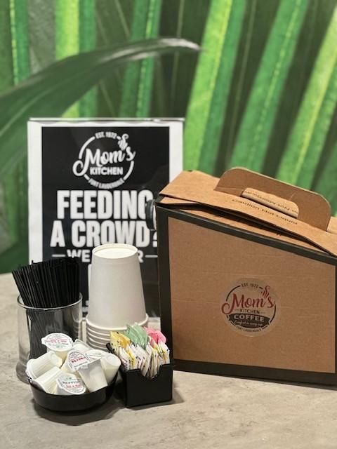 Mom's Fresh Brewed Coffee Box.