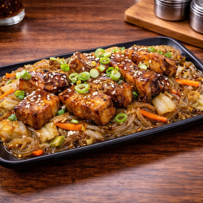 Japchae Pork Belly.