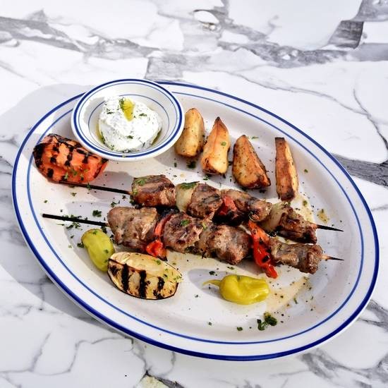 Lamb Souvlaki.