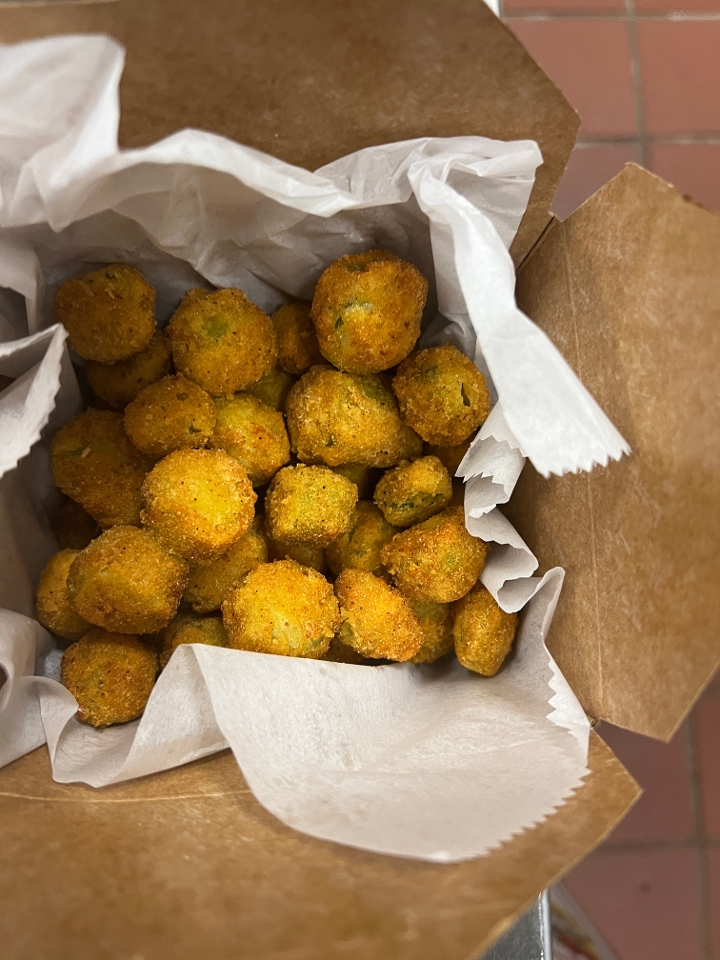 Fried Okra 8 oz(cup).
