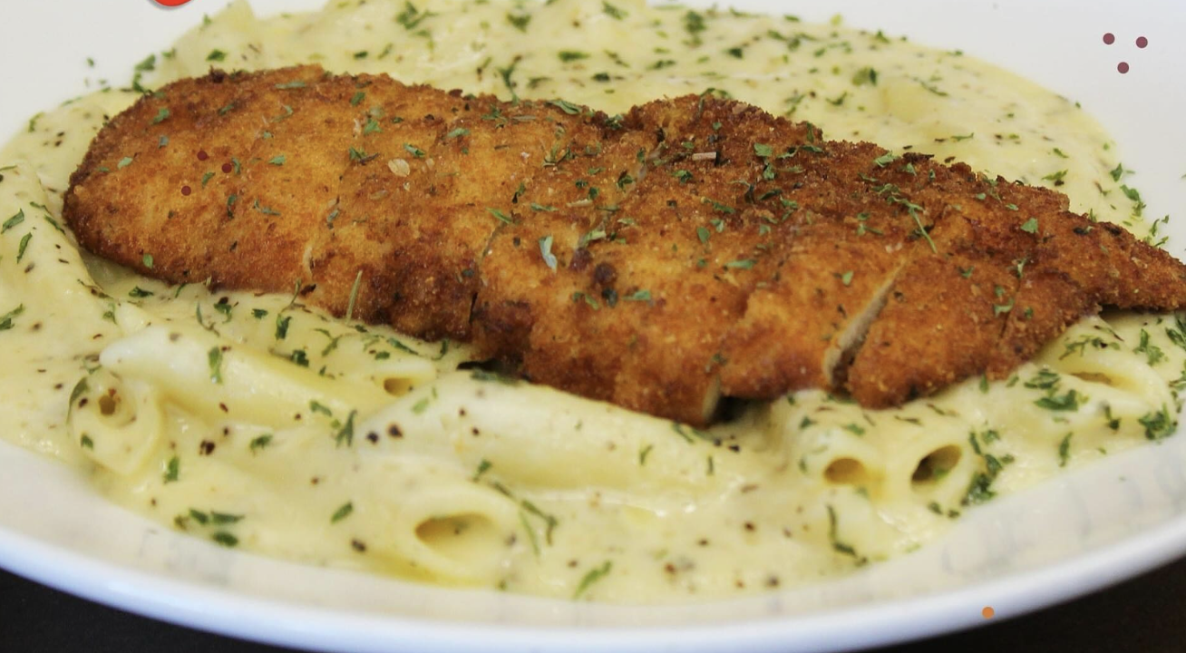 Chicken Alfredo.