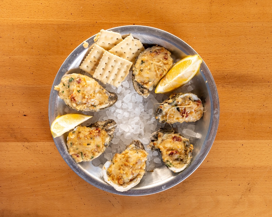 Raw Oyster Sampler.