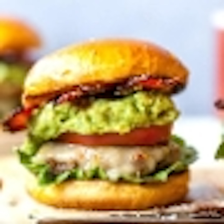 Queso Guacamole Burger.