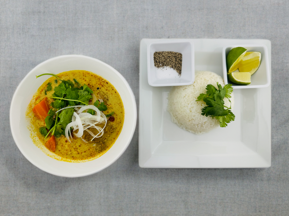 Curry Chicken with Rice.