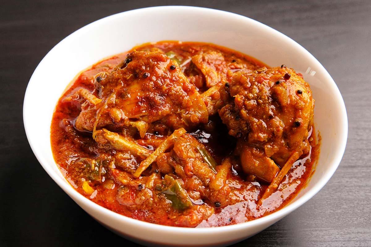 Chicken Achari Spicy.