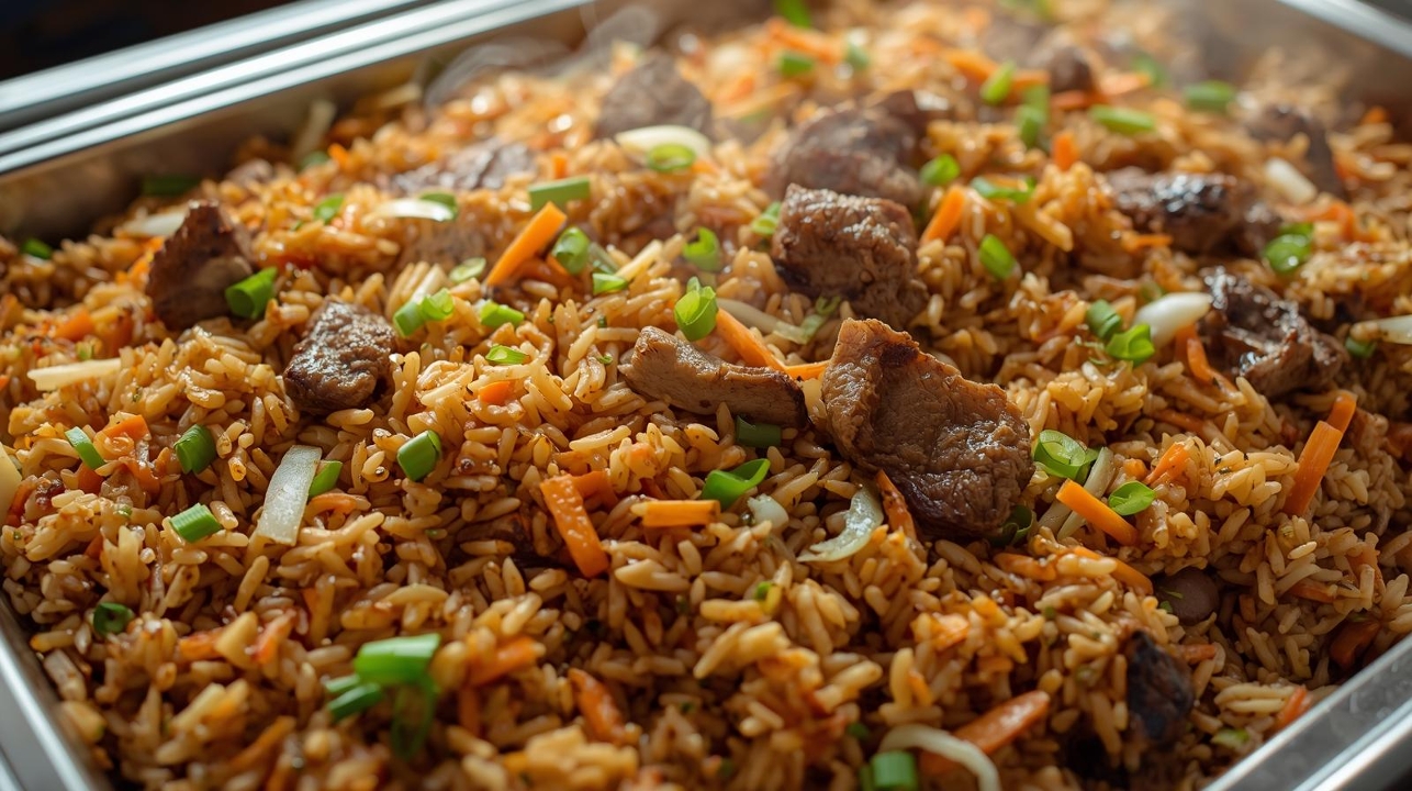 THAI FRIED RICE TRAY (4-6 SERVINGS).