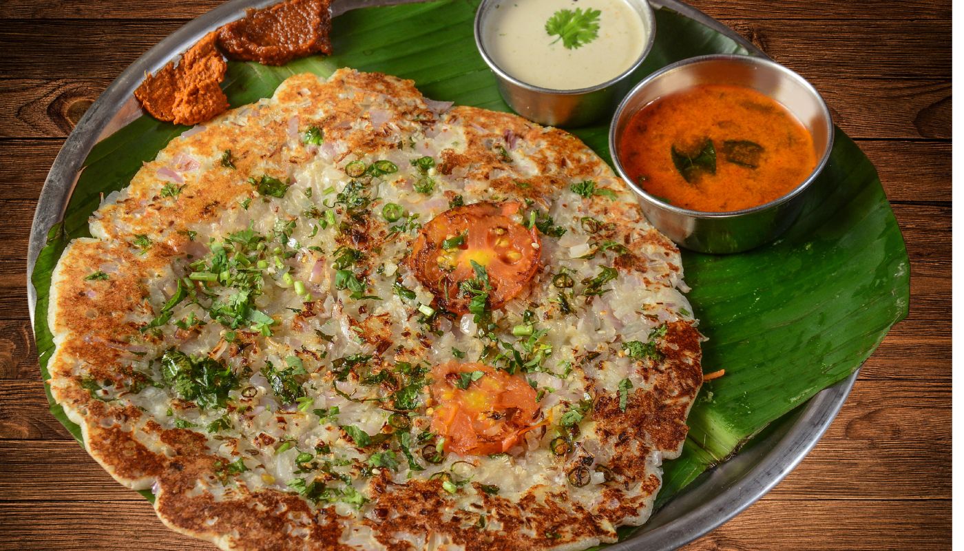 Onion Uthappam.