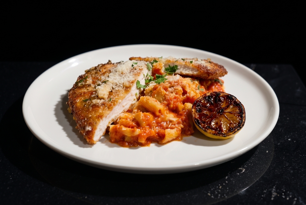 Romano Crusted Chicken.