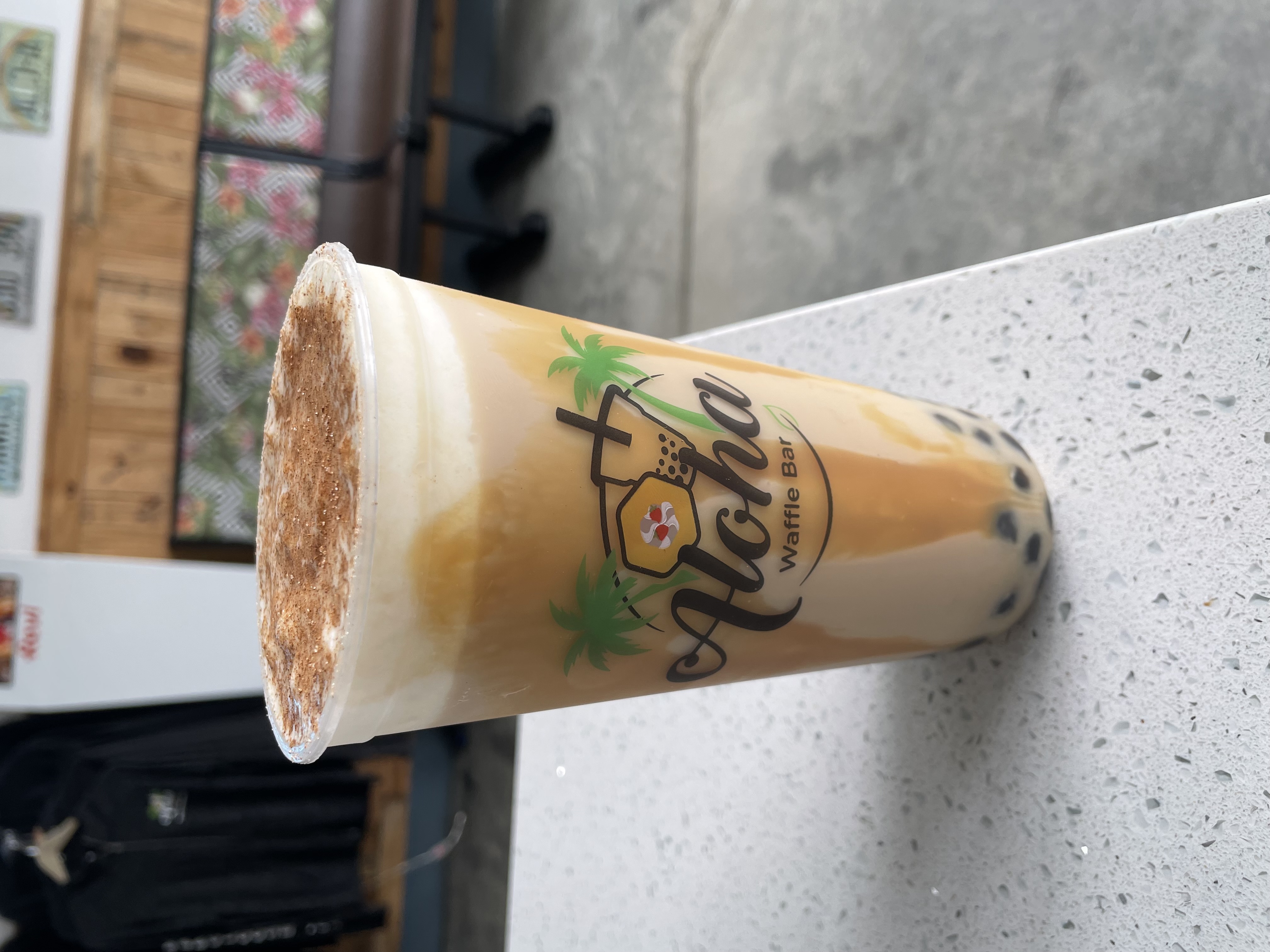 Pumpkin Pie Milk Tea.