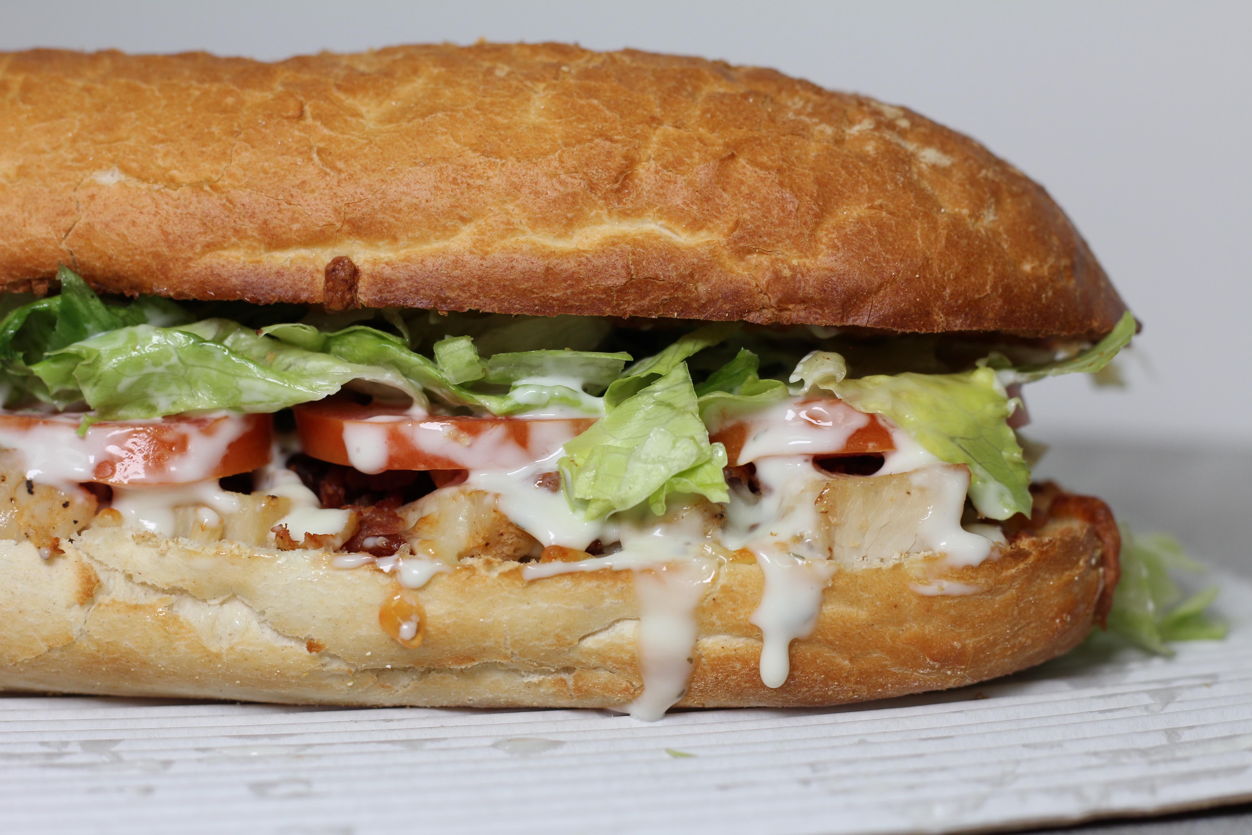 6” Chicken Bacon Ranch Sub.