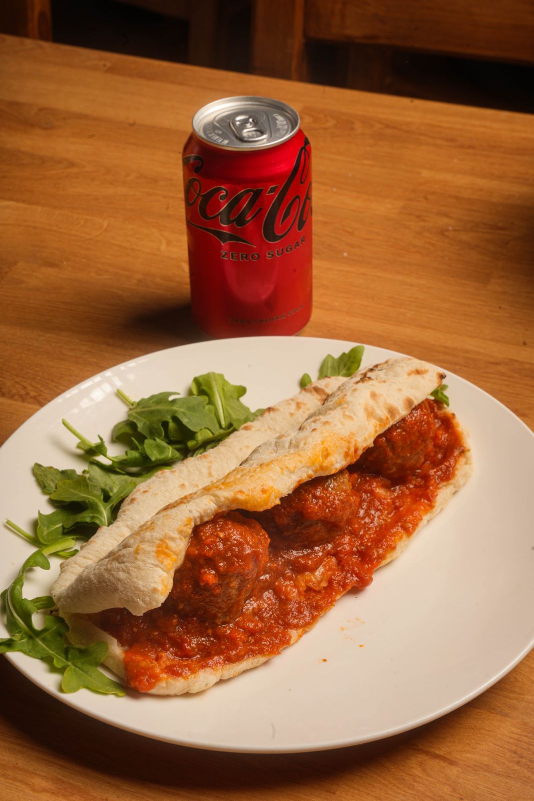 Meatballs panini.
