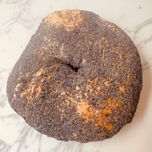 Flat Poppy Bagel.