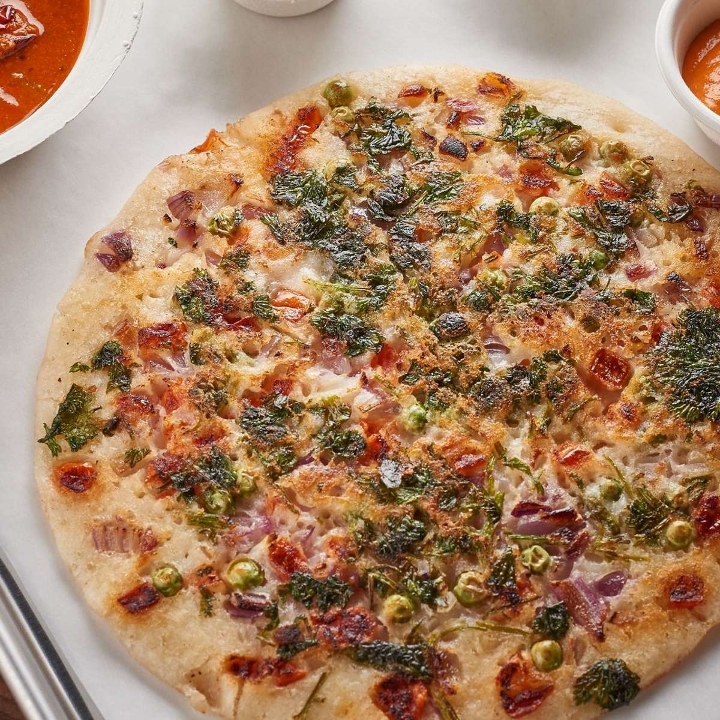 Vegetable Uttapam.