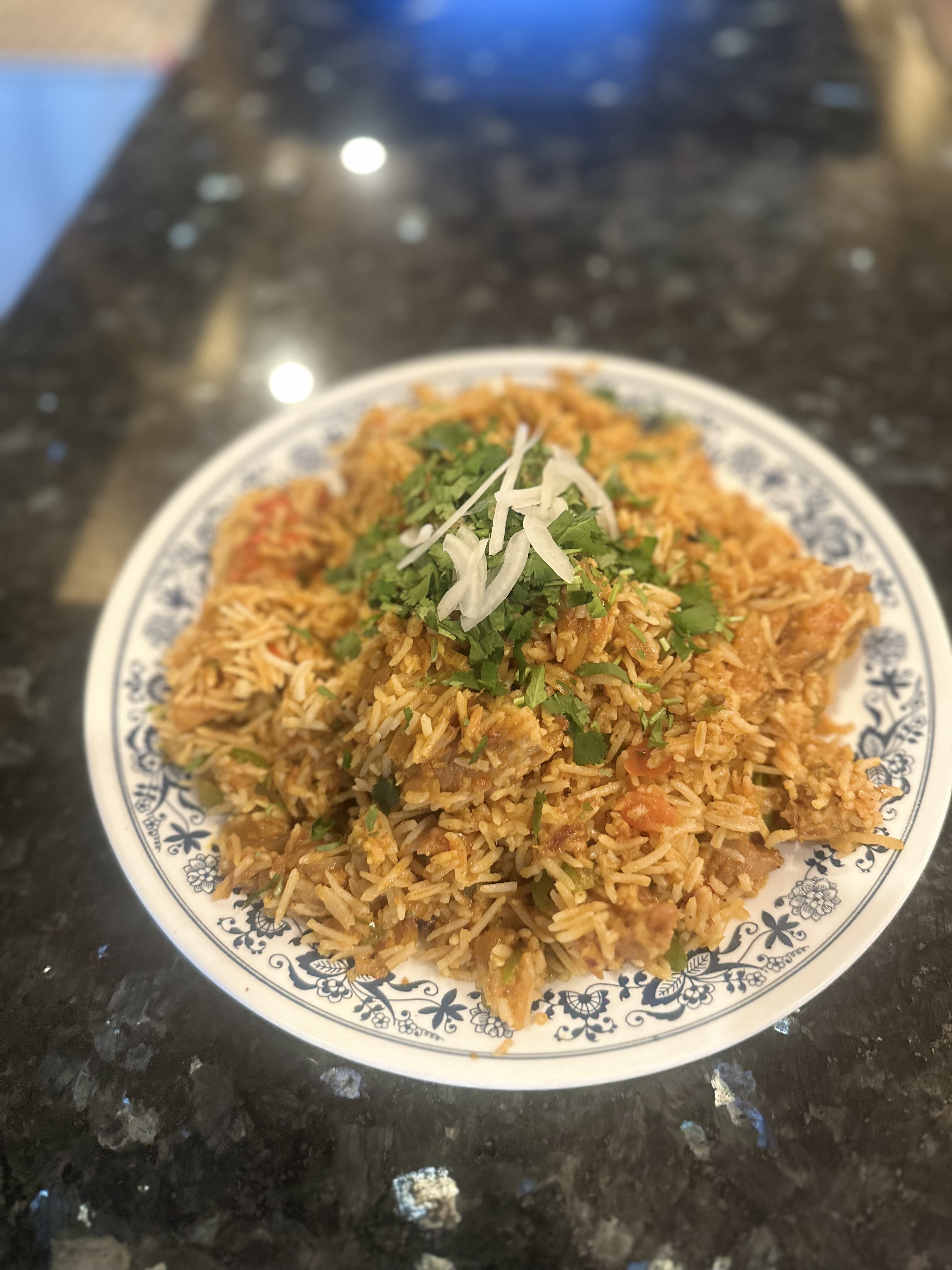 Vegetable Biryani.