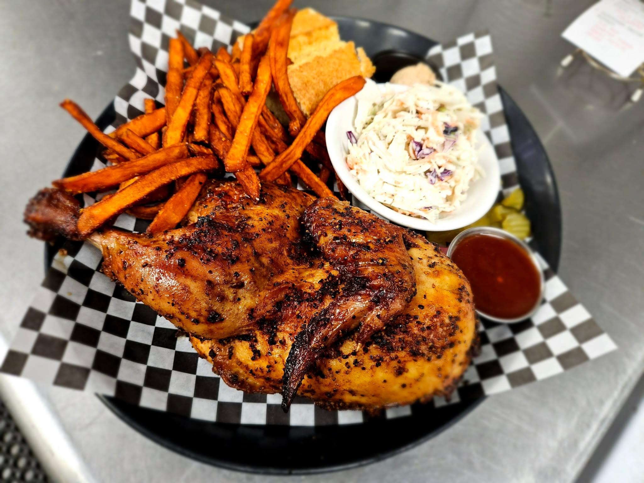 Smoked Chicken Platter.