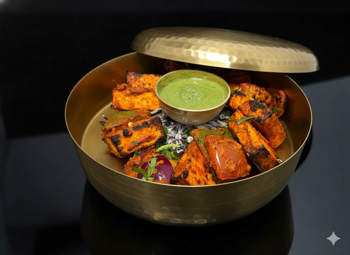 Paneer Tikka Appetizer.