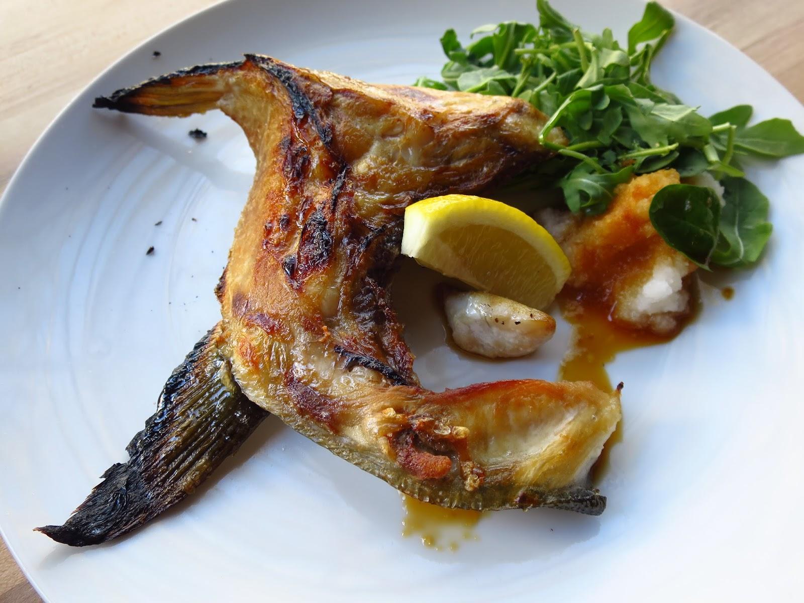 Grilled Yellowtail Cheek.